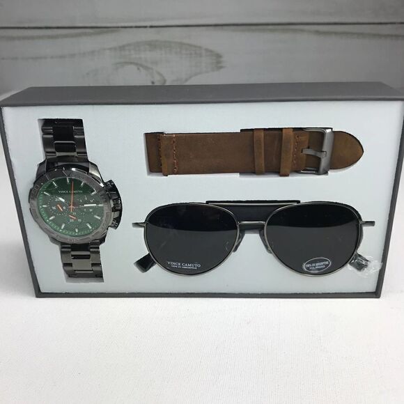 Vince Camuto Watch + Sunglass Set NWT - Picture 1 of 6